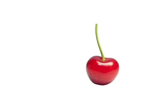 Cherry isolated on white background Stock Photos