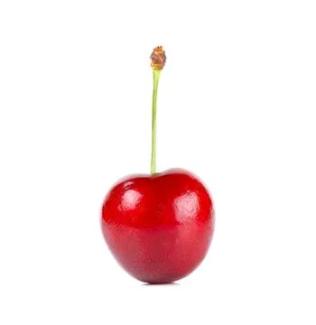 Cherry isolated on white background Stock Photos