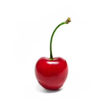 Cherry isolated on white background Stock Photos