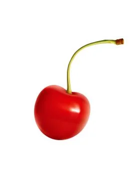 Cherry isolated on a white background Stock Photos