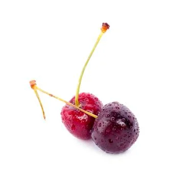 Cherry isolated on white background Foto stock