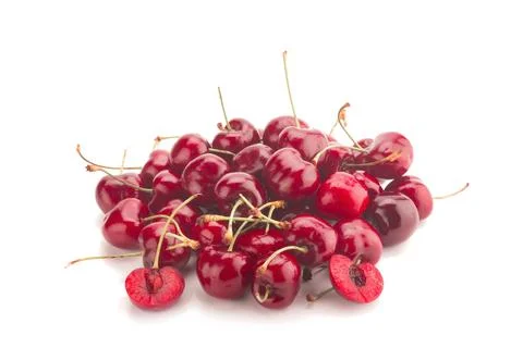Cherry isolated on white background Foto stock