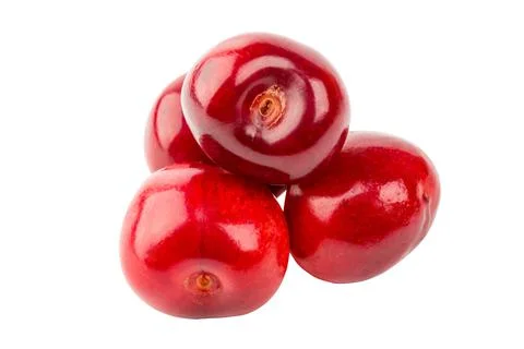 Cherry isolated on a white background Stock Photos
