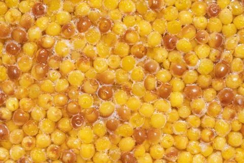 Cherry jam as background or texture Stock Photos