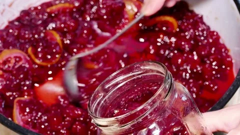 Cherry Jam- Delicious Dessert Stock-Footage 77744651