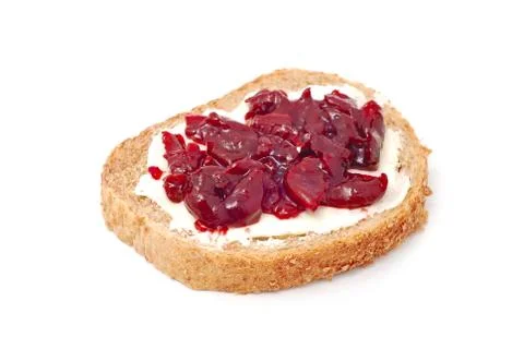 Cherry jam Stock Photos