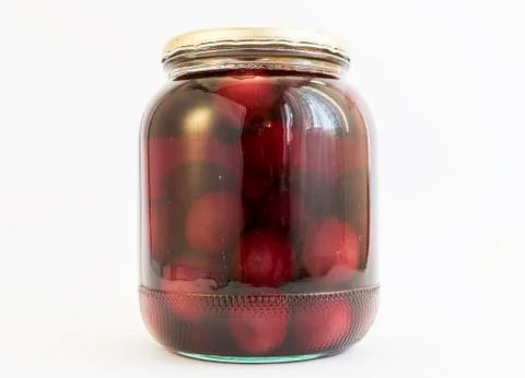 Cherry jar Stock Photos
