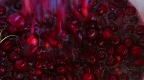 Cherry juice Stock Footage 51659715
