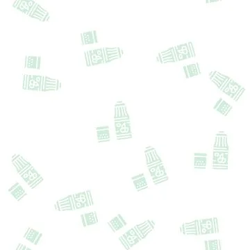 Cherry juice glyph seamless pattern イラスト素材