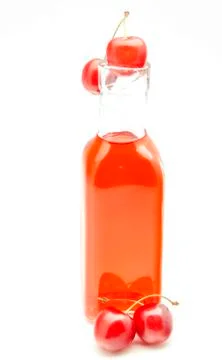 Cherry juice Stock Photos