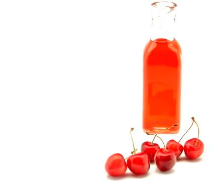 Cherry juice Stock Photos