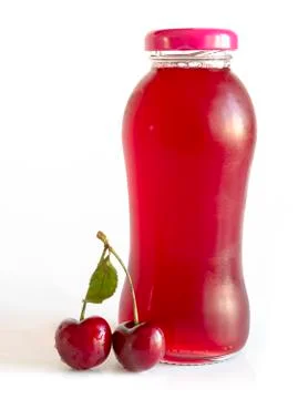Cherry juice 库存照片