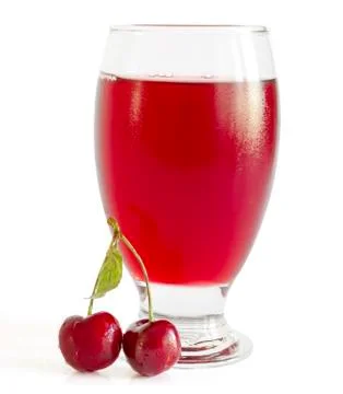 Cherry juice Stock Photos