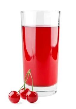 Cherry juice Stock Photos