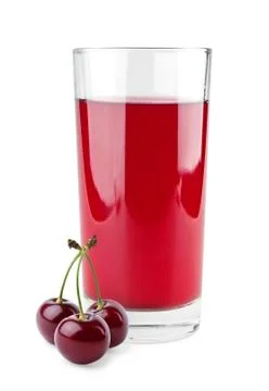 Cherry juice Stock Photos