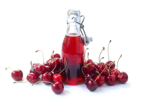 Cherry Juice Stock Photos