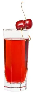 Cherry juice Stock Photos