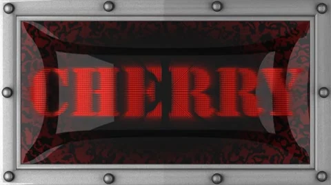 Cherry on led Stock Footage 8684955