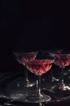 Cherry Liqueur Stock Photos