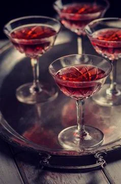 Cherry Liqueur Stock-Fotos