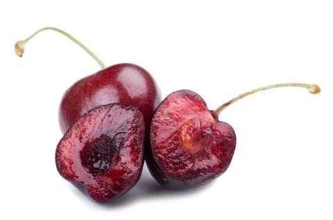 Cherry macro Stock Photos