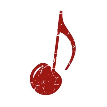 Cherry note Stock Illustration