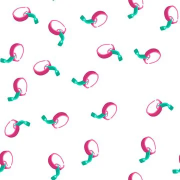 Cherry one whole isometric icon seamless pattern 스톡 일러스트