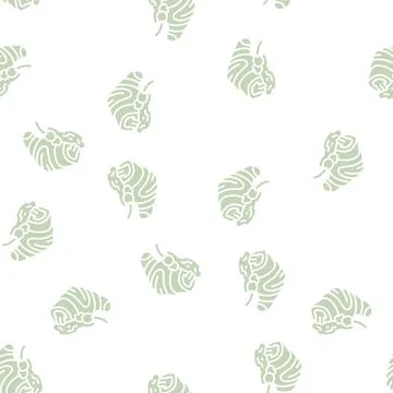 Cherry pastry glyph seamless pattern Illustrazione stock