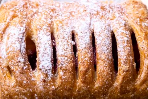 Cherry pastry Stock Photos