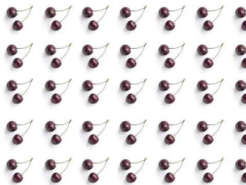 Cherry pattern Stock Photos