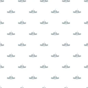 Cherry pattern vector seamless Stock Illustration