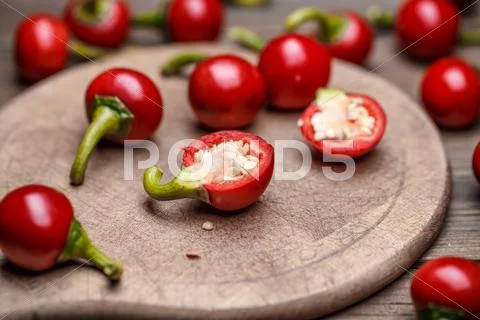 Cherry peppers Stock Photos