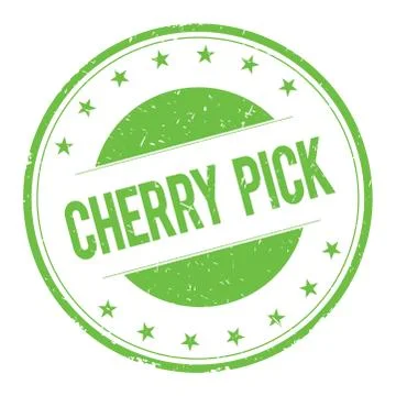 CHERRY-PICK stamp sign Stock Illustration