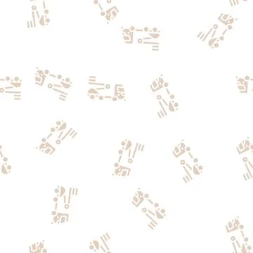 Cherry picker glyph icon vector isolated illustration Stock Illustration