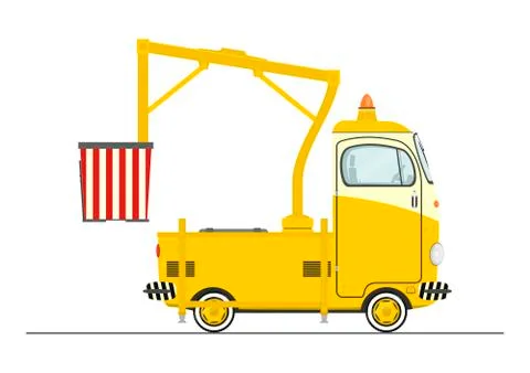 Cherry picker. Stock Illustration