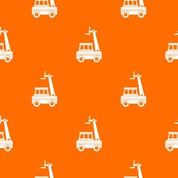 Cherry picker pattern seamless Stock Illustration