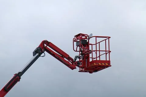Cherry Picker Vehicle. Stock Photos