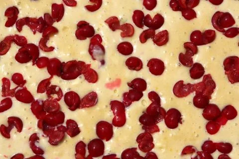 Cherry pie close up Fotos Stock