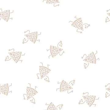 Cherry pie dessert character glyph seamless pattern 스톡 일러스트