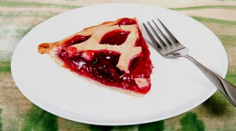 Cherry Pie Stock Footage 26304485