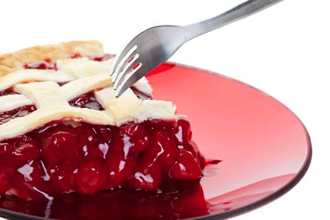 Cherry pie Stock Photos