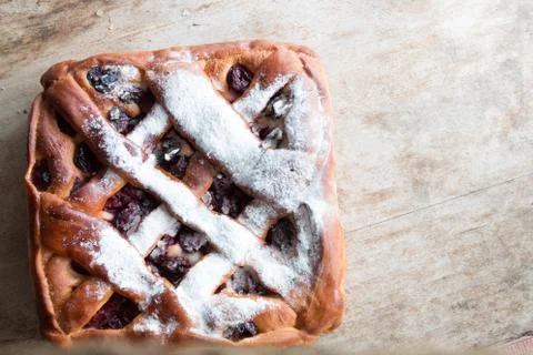Cherry pie Stock Photos