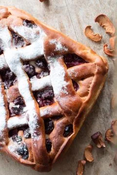 Cherry pie Stock Photos