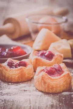 Cherry pie Foto stock