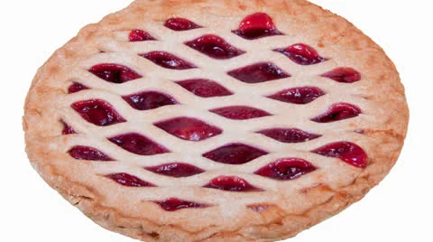 Cherry Pie zoom in Stock Footage 26304234