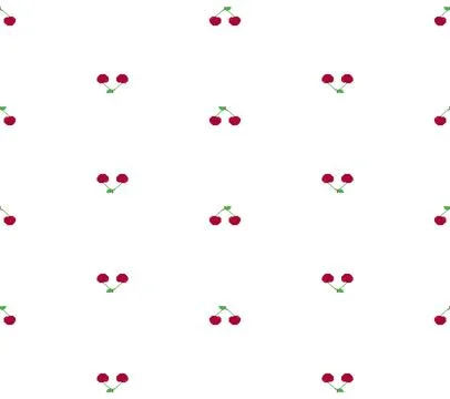 Cherry pixel art pattern seamless. Cherries 8 bit background. pixelated Vec.. Illustrazione stock