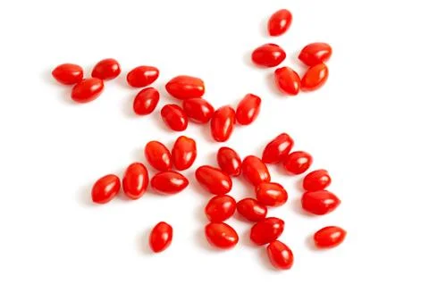 Cherry plum tomato Stockfoto's