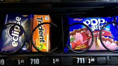 Cherry Poptart purchased from vending machine Stockbeeldmateriaal 56969718