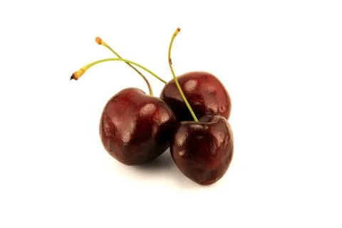 Cherry,  red, delicious Stock Photos