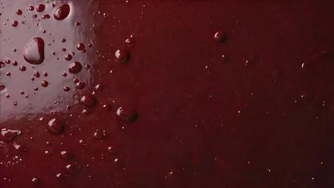 Cherry Red Glossy Lacquer Texture with Reflective Finish Stock Photos